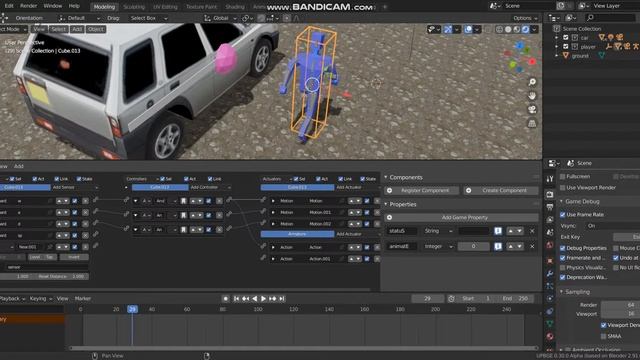[UPBGE] Using Value's Property to Driving car (part1) смотреть онлайн