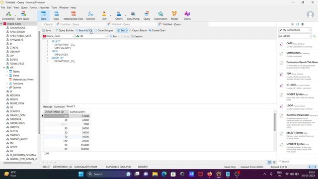 How to write query in Navicat смотреть онлайн