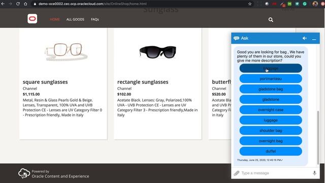 Oracle Digital Assistant (ODA) and Oracle Content and Experience(OCE) смотреть онлайн
