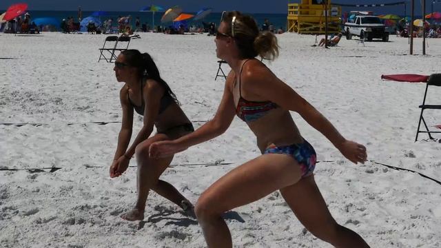 Fiesta on Siesta Key 2015 - College Girls Beach Volleyball (part one) 4k UHD смотреть онлайн