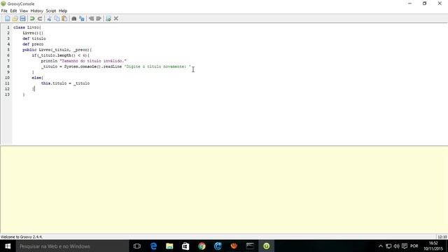 Groovy: Construtor - Destrutor смотреть онлайн