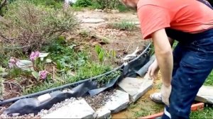 как сделать подпорную стенку