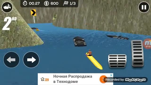 Banana Boat Water Speed Race. ГОНКИ НА БАНАНАХ! МОЯ ЛОДКА ДУМАЕТ ЧТО ОНА ПТИЦА И УЛЕТЕЛА ЗА КАРТУ смотреть онлайн