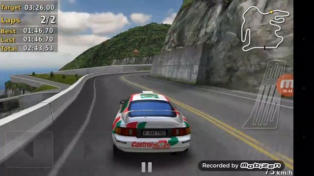 Пытаемся проходить уровни в игре Pocket Rally смотреть онлайн