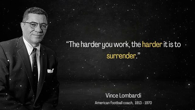 Famous Quotes by Vince Lombardi смотреть онлайн