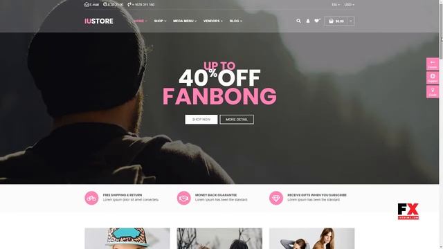 iuStore - Fashion Beauty Cosmetic Shop WooCommerce WordPress Theme смотреть онлайн