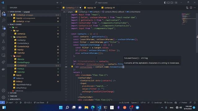 Learn React Router V6 in Arabic - #5 - URL Search Parameters смотреть онлайн