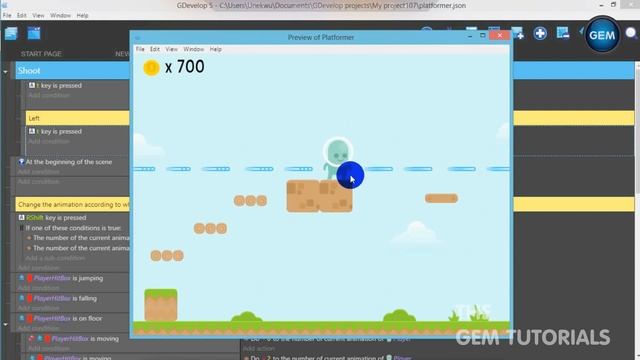 #1 How to create a shooter game : GDevelop 5 смотреть онлайн