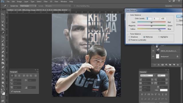 TUTORIAL PHOTOSHOP #8 Membuat Desain Poster dan Mock Up смотреть онлайн