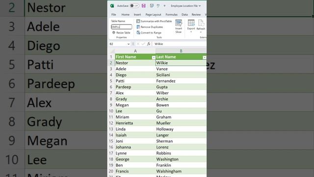 How to Name Tables in Microsoft Excel смотреть онлайн