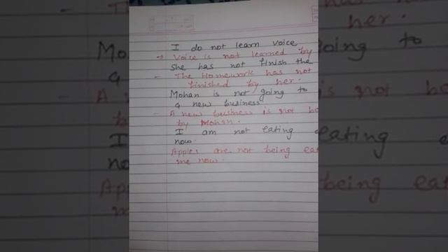 Voice- Negative sentences смотреть онлайн