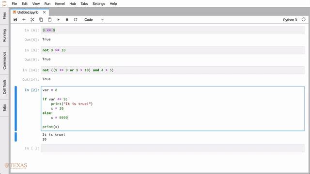 Introduction to Python: Conditionals and Flow Control смотреть онлайн