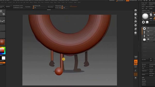 Уроки по 3D-моделированию в ZBrush. Создаем крутую игровую модельку смотреть онлайн