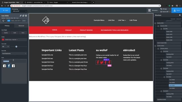 How To Create A Global Custom Website Footer In WordPress Using Oxygen Builder смотреть онлайн