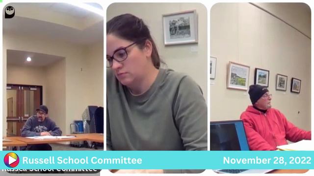 Russell School Committee: 11-28-22 смотреть онлайн