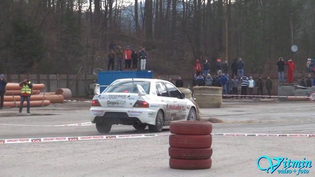 Štefan Rosina - Mitsubishi Lancer EVO IX - Dobšinská zima 2016 смотреть онлайн