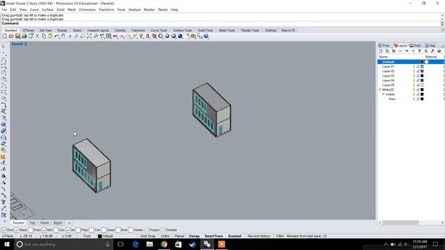 Rhino Beginner Series: 3D Model to 2D Drawings 01 смотреть онлайн