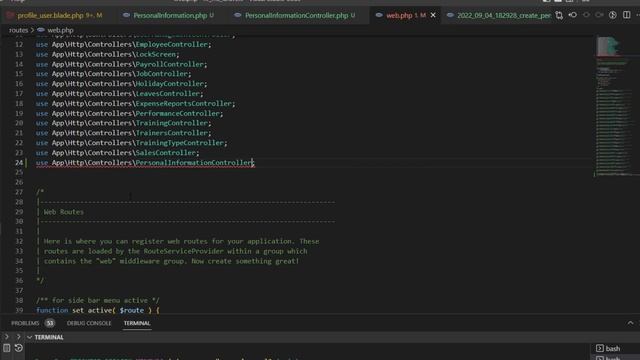Create Controller and Validate form Larave 9 | HR System смотреть онлайн