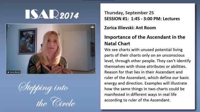 Zorica Illievski - Importance of the Ascendant in the Natal Chart смотреть онлайн