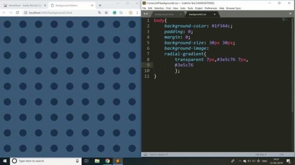 Background Pattern CSS | CSS Backgrounds | CSS Tutorial