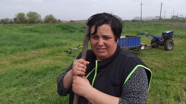 Первый покос травы. Садим огород. Люська как собака. смотреть онлайн