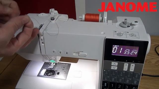 JANOME 미싱 [ DC7100 ] 2. 밑실 감기 смотреть онлайн