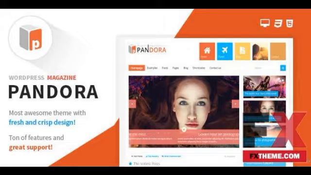 Responsive WordPress Magazine Theme by Adrian Perce смотреть онлайн