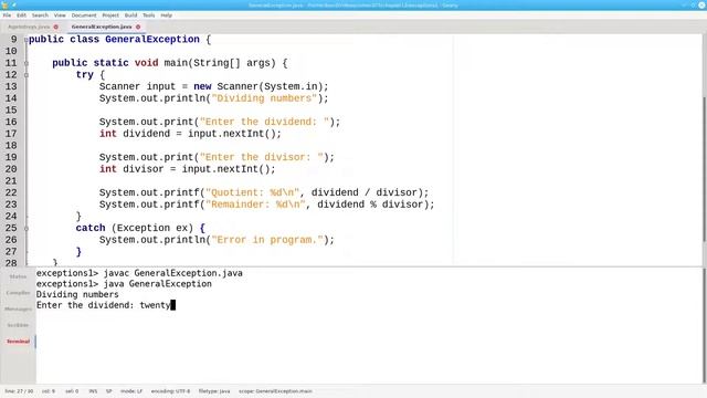 Chapter 18: Exceptions (the basics) смотреть онлайн