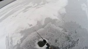 Рыбалка на Волчихинском водохранилище. Наш первый лёд, первая рыбалка на хищную рыбу.