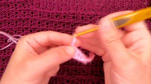 Узор для кофточки Бордо в светлом цвете вязание крючком