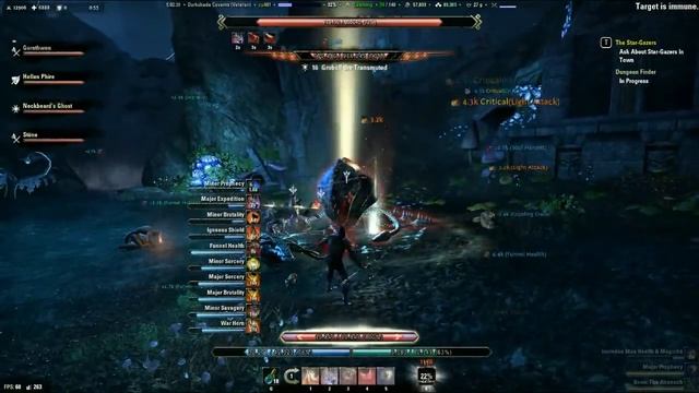 Veteran Darkshade Cavern - Magicka Nightblade DPS смотреть онлайн