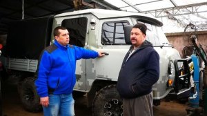 УАЗ  «МонстР» V8  ДВС ГАЗ 53, краткий обзор...