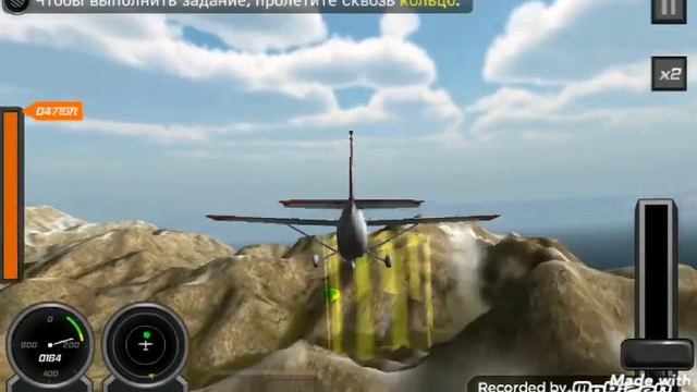 И снова тест и обзор игры про самолеты (Flight simulator 3D) Баги 3# смотреть онлайн