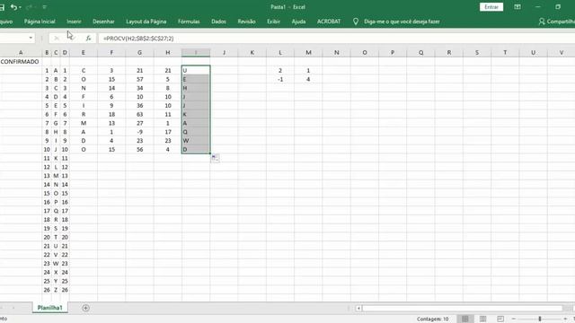 Criptografia Cifra de Hill no Excel смотреть онлайн