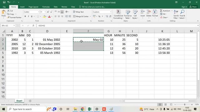 DATE , TIME AND TIMESTAMP FORMULA IN EXCEL AND GOOGLE SHEET смотреть онлайн