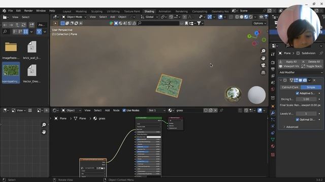 How to make grass in blender. (3.6.2) смотреть онлайн