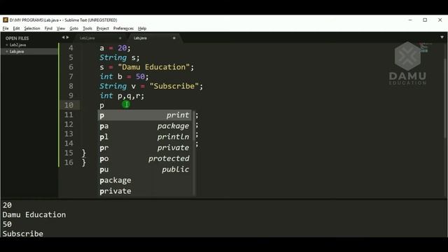Different Types Of Variable Declaration & Initialization Programs | Core Java Programs with Output смотреть онлайн