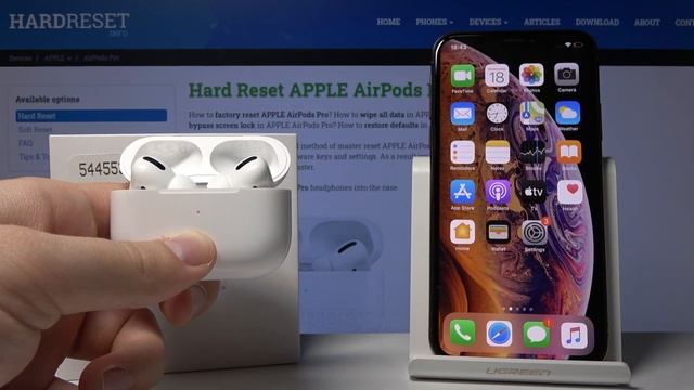How to Hard Reset AirPods Pro - Restore Default iOS Values смотреть онлайн