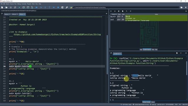 آموزش توابع استرینگ در پایتون - Learn the "lstrip" string python method in 4 minutes смотреть онлайн