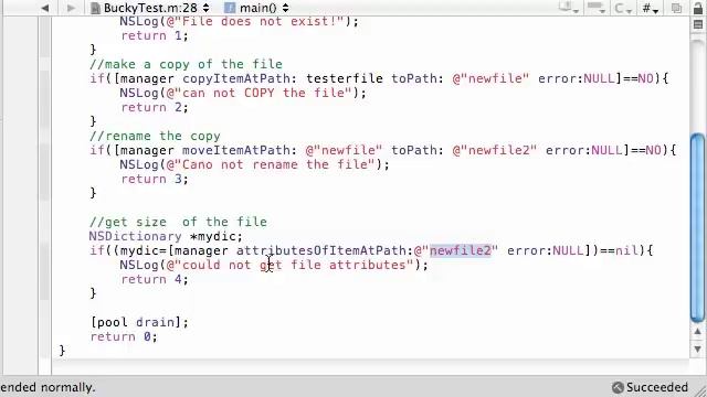 Objective C Programming Tutorial - 62 - Working with File Attributes смотреть онлайн