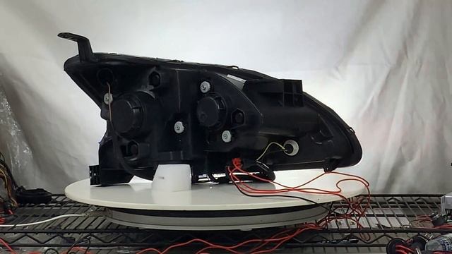 CrazyTheGod Sentra B17 MK7 13-15 Pre-Facelift Sedan 4D LED U-Bar Headlight Headlamp Black for NISSA смотреть онлайн