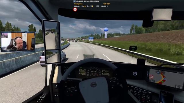 ETS2 1.47 - Stuttgart to Paris - Volvo Pendragon FH16 2012 - Und Eigener Auflieger !!! смотреть онлайн