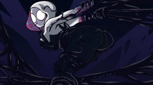 SPIDER-GWEN gets the VENOM symbiote (Across the Spider verse) fan animation