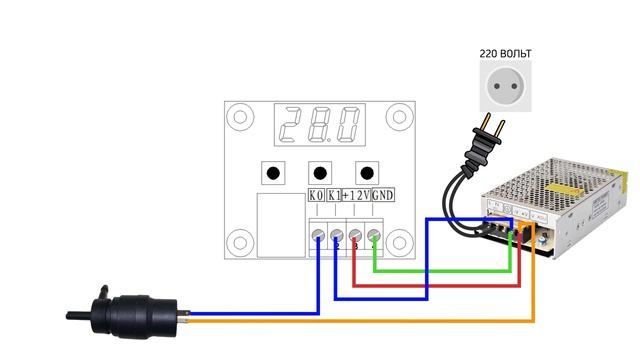 Подключение электронного таймера 12Вольт. На примере полива для комнатных растений. смотреть онлайн