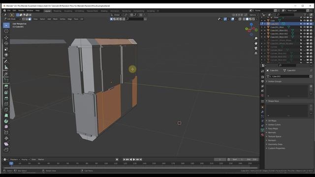 RANDOM FLOW for Blender! Panels, Piping, Random Extrusions, and More! смотреть онлайн