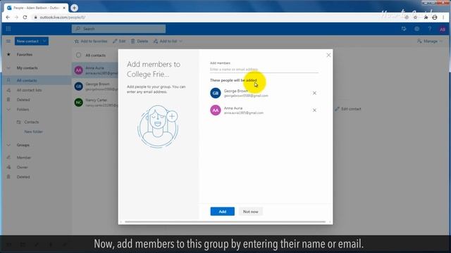 How To Create A Group In Outlook смотреть онлайн