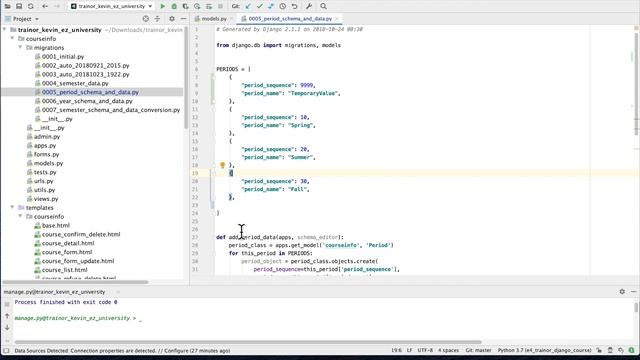 Tutorial: EZ University - Migrations - Part 5 смотреть онлайн