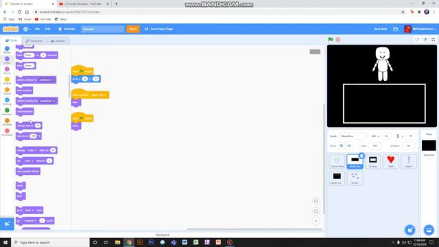 How to make an undertale battle fan game on scratch part 3 смотреть онлайн