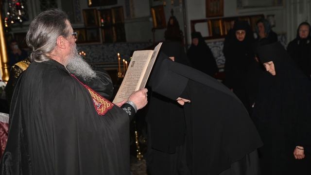 Иноческие постриги в Спасо-Вознесенском женском монастыре на Елеоне. смотреть онлайн