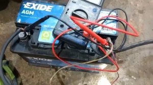 проверка генератора mitsubishi, фишка gslf , в условиях - на полу, дрелью